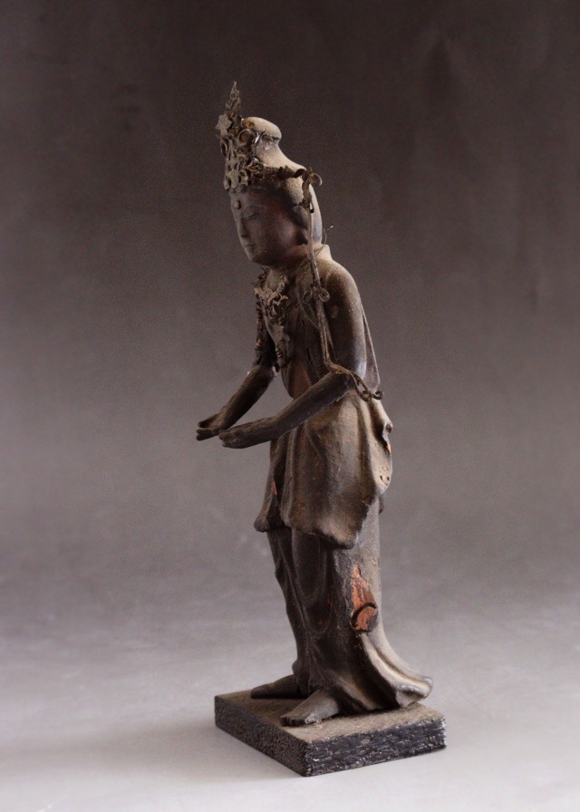 観音菩薩 小仏 仏像 時代仏 骨董 仏教美術 古仏 Antique Sam's Collection