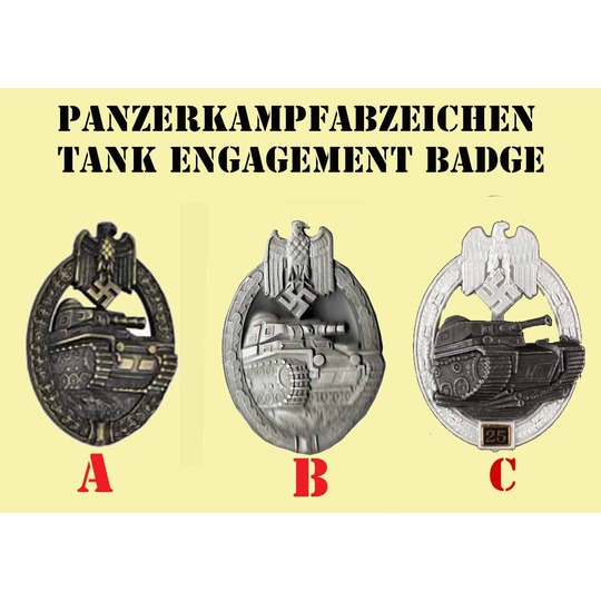 戦車突撃章（銀） 商品詳細｜サムズミリタリ屋｜東京都北区東田端に