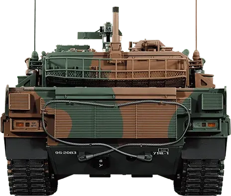 デアゴスティーニ 90式戦車を作る 迷彩色 希少モデル 完成品