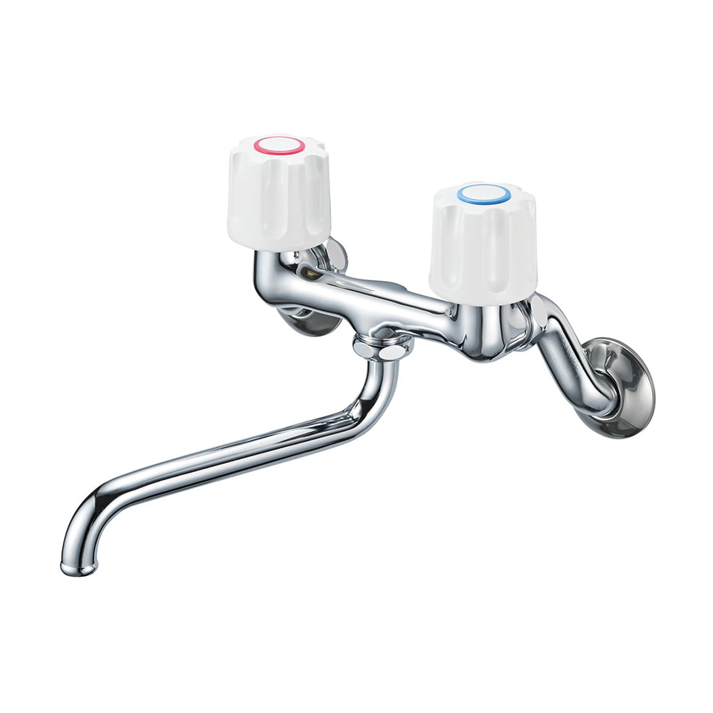 ツーバルブ混合栓［共用形］ | 商品のご案内 | SANEI｜デザイン性に