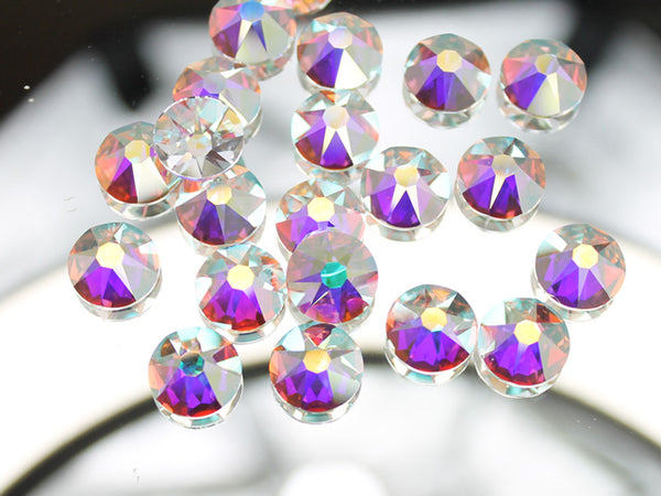 スワロフスキー クリスタルオーロラ フォイルなし-#2088 4-ライン