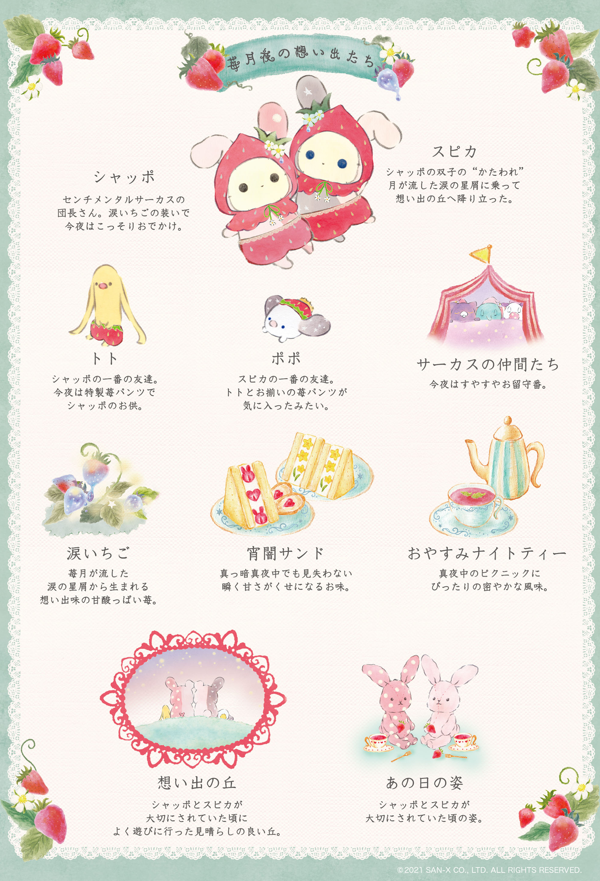 センチメンタルサーカス 2021年2月発売予定「涙いちごを探しに」テーマ