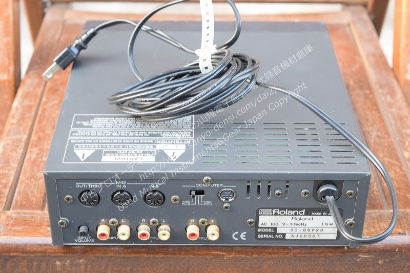 中古 ROLAND ローランド SC-88PRO MIDI音源】山陽電子商会 第弐録音