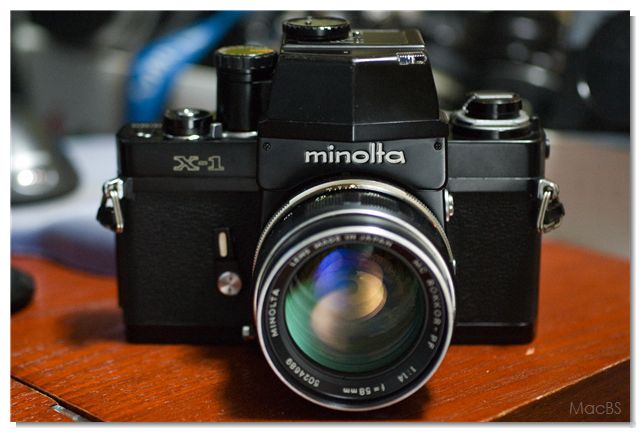 MINOLTA X-1 | MacBSの日常生活的日記 MINOLTA ミノルタ X-1 ボディ AE
