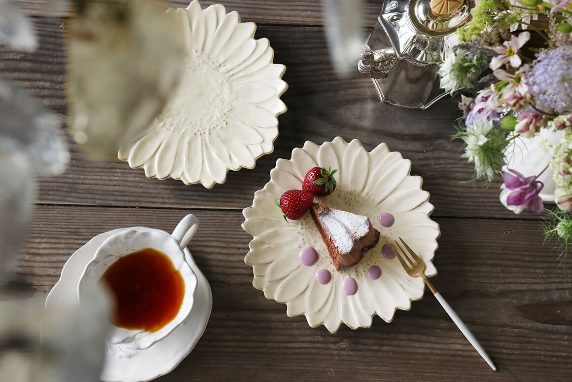 VIRGINIA CASA ROMANTICAマルゲリータプレート ホワイト - サラグレース