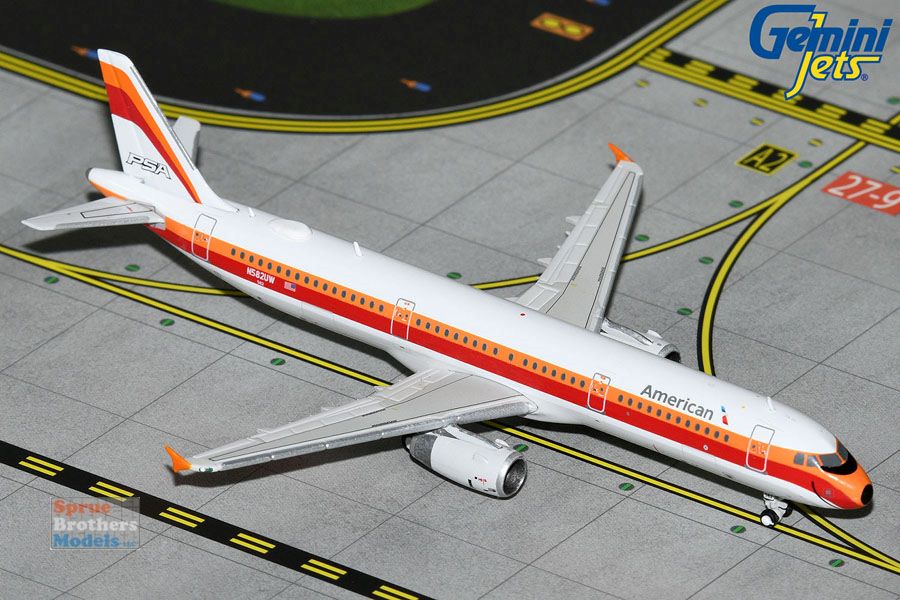 GEMGJ2256 1:400 Gemini Jets American Airlines Airbus A321 #N582UW