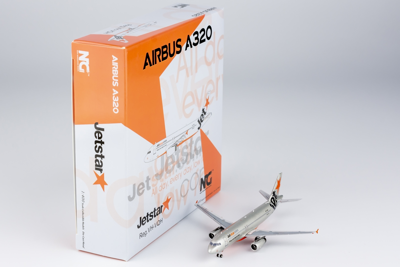 航空機・ヘリコプター NG models 1/400 Jetstar A320-200 VH-VFF