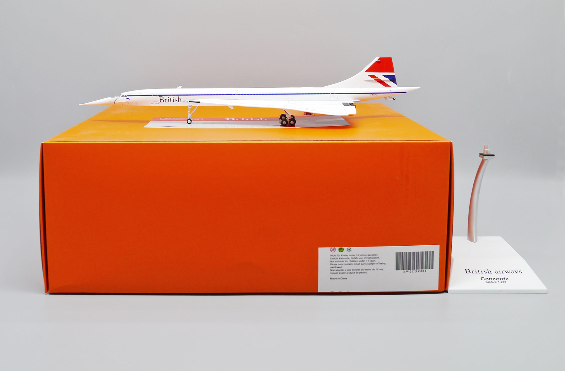 航空機・ヘリコプター BRITISH AIRWAYS コンコルド 1/200 Gemini
