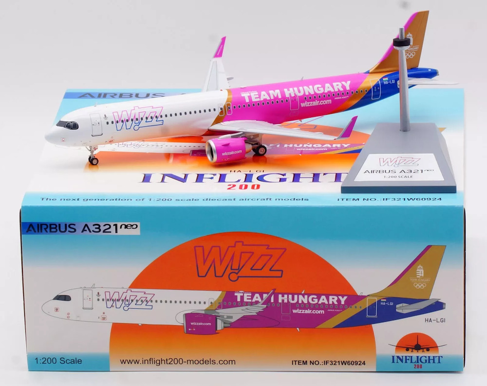ScaleModelStore.com :: Inflight200 1:200 - IF321W60924 - Wizz Air