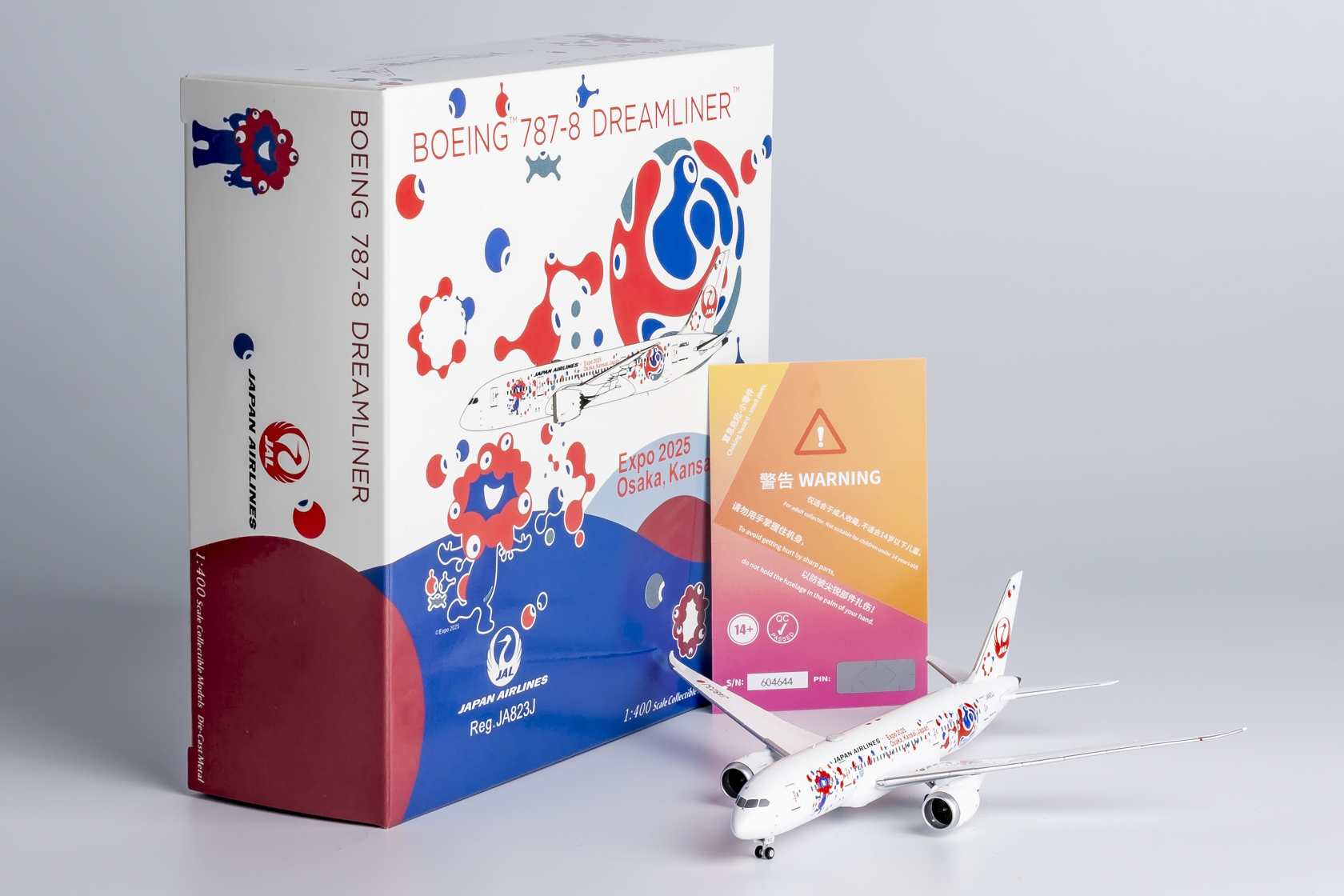 JAL 日本航空 787-8 JA834J ph 1:400 JAL 日本航空 787-8 JA834J ph 1