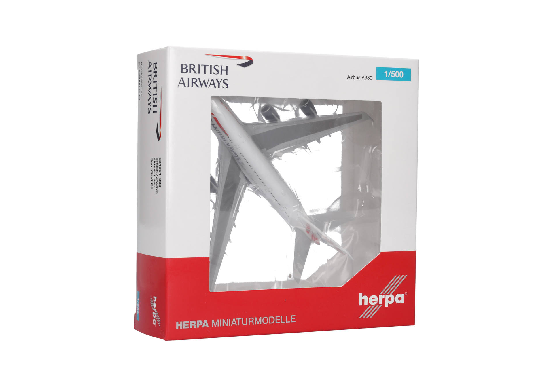 航空機・ヘリコプター Herpa wings 1/500 British Airways A380