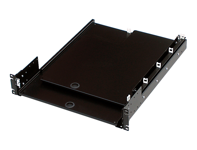 回転キーボードテーブル RAKT シリーズ RAKT-08JEN1｜19インチラック