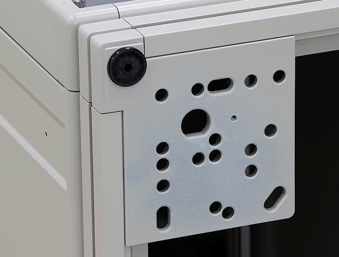 キャビネットラック FDC シリーズ FDC-1751-850W｜19インチラック