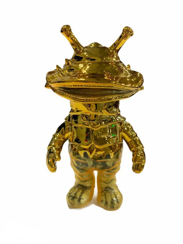 SECRETBASE 円谷プロ X-RAY カネゴン(クリア成型/骨/ゴールド