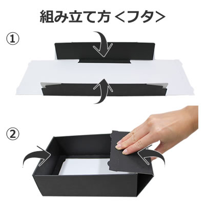 ケースC式 黒 138×193×63: ギフトボックス・外箱｜包装資材・梱包資材