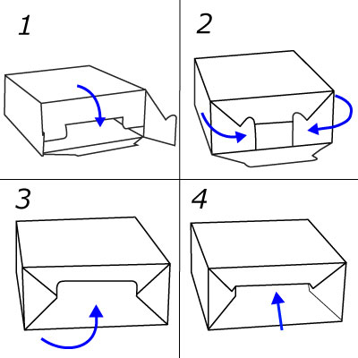 キューブカートン 透明 75×75×75: 中箱・カートン｜包装資材・梱包資材