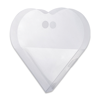 ハート型カートン 透明 93×93×15: 中箱・カートン｜包装資材・梱包資材