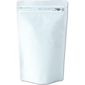 AL-14Wチャック付スタンド袋 白140×232: 袋・ラミネート袋｜包装資材
