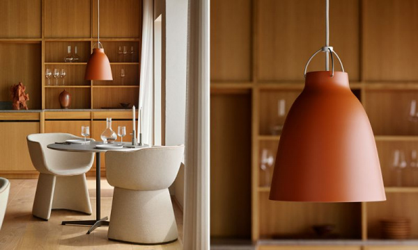 カラヴァッジオ マット ペンダントライト P2 / ラスティレッドFRITZ