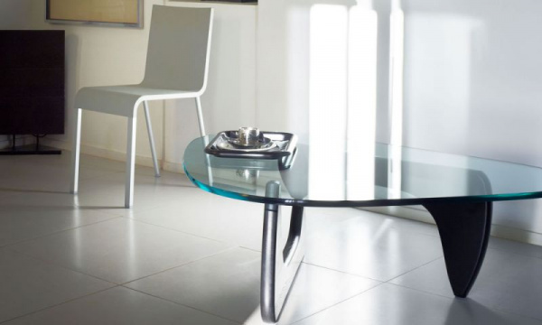 Used ペデスタル コーヒーテーブル 一本脚 ブラック Duplo 廃番 美品