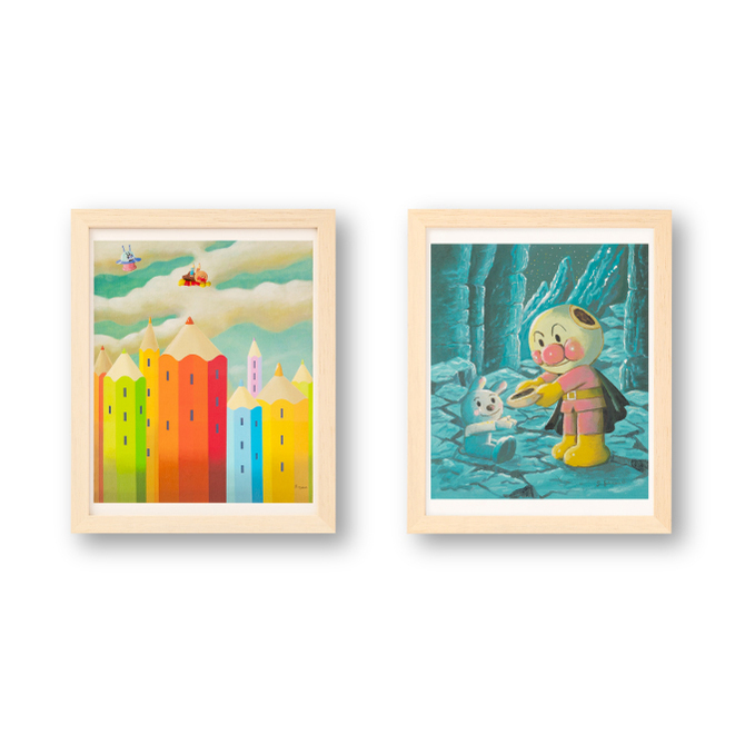 ばいきんまん アンパンマン ジクリー版画 アート オフィシャルショップ