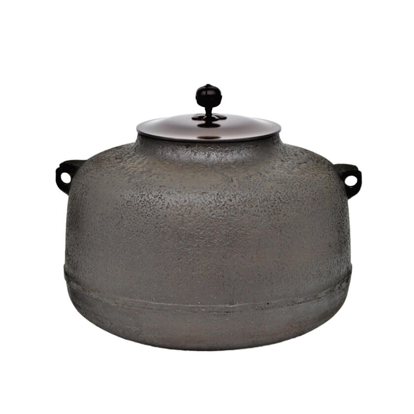 TB526古い鉄製の炉と茶釜、鉄瓶のセット◇七輪/酒燗/茶道具/火鉢/鉄瓶