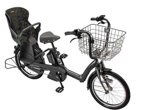 子供乗せ 3人 ヤマハ 電動アシスト自転車 チャイルドシート付き ヤマハ