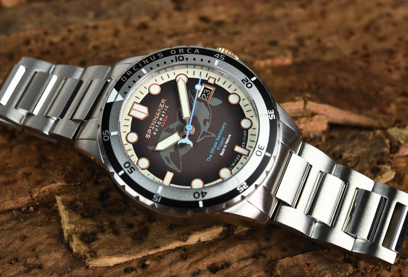 Spinnaker Hass Automatic Whale Sanctuary Orcinus Orca SP-5128-44