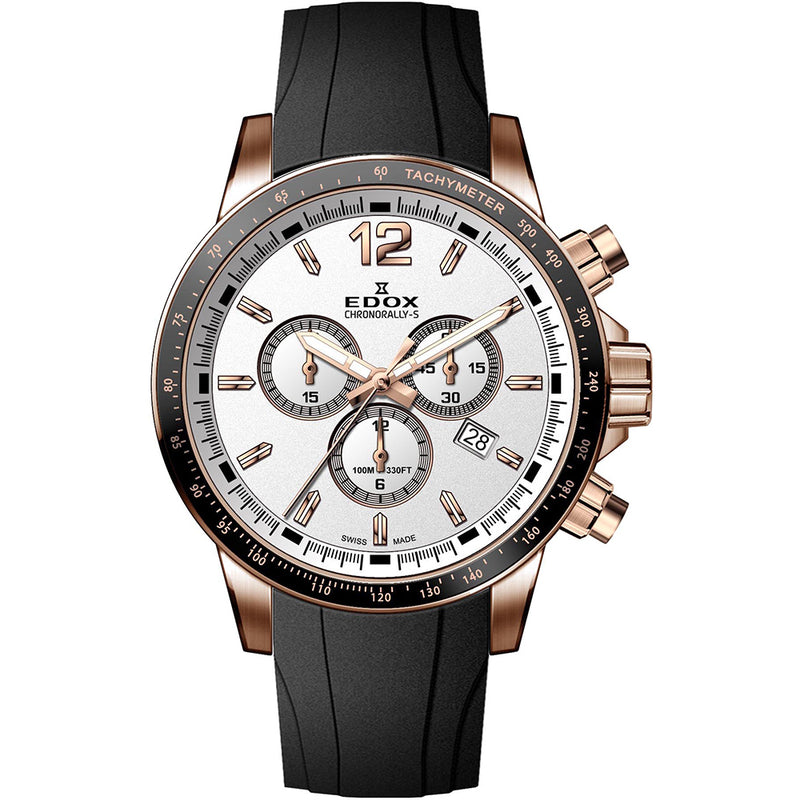 Edox Chronorally-S Chronograph 10229 37RCA AIR - SeriousWatches.com