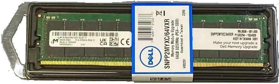 Micron MTA72ASS8G72LZ-3G2R2 64GB DDR4 3200MHz PC4-25600 ECC Memory New
