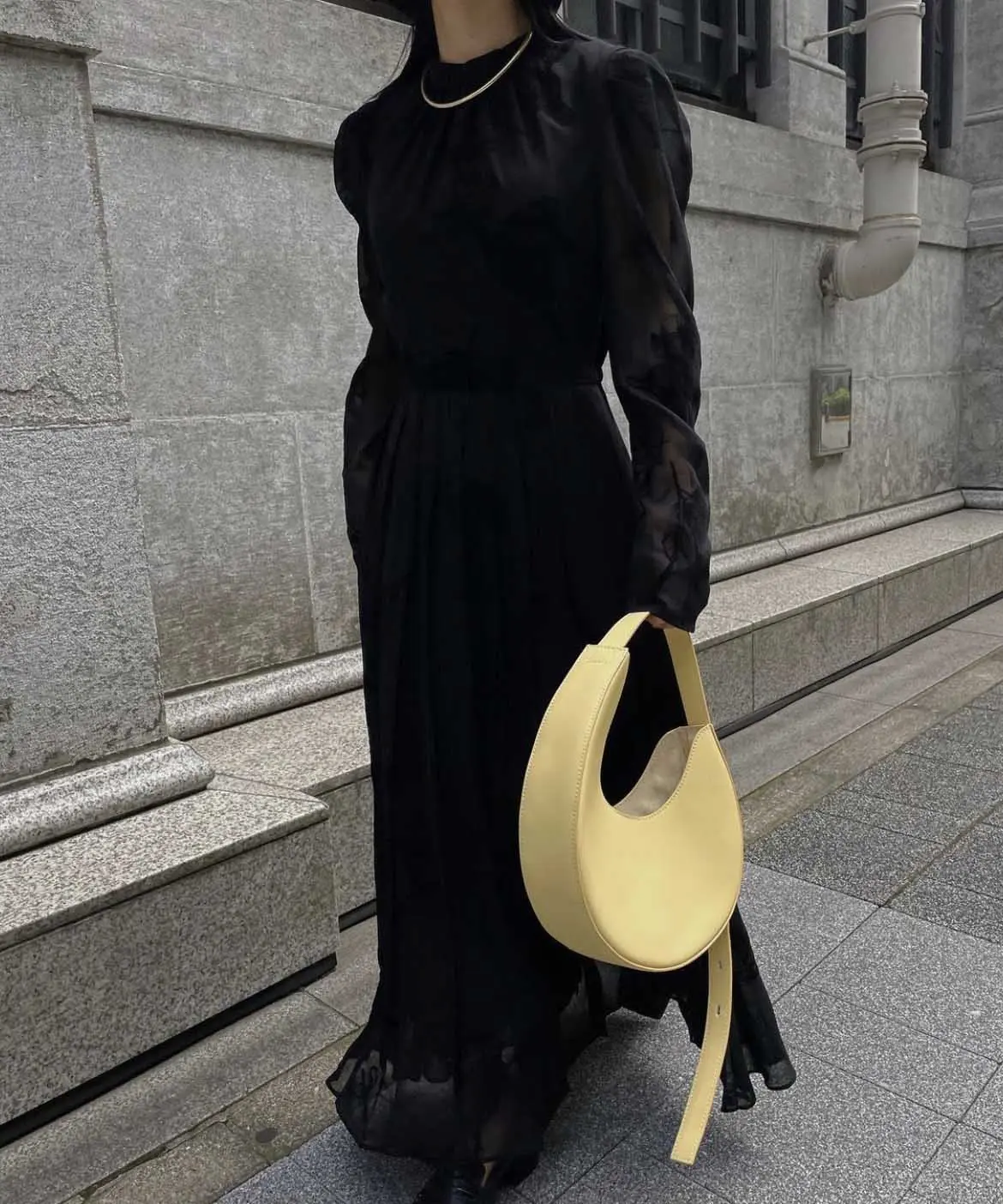 Sサイズ】UND VELOUR HOLE LACE DRESS Ameri VINTAGE（アメリ