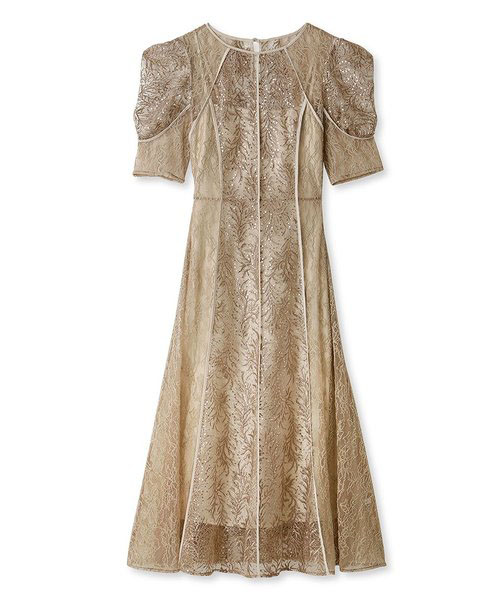 1サイズ】リーフレースパイピングドレス FRAY I.D（フレイアイディー