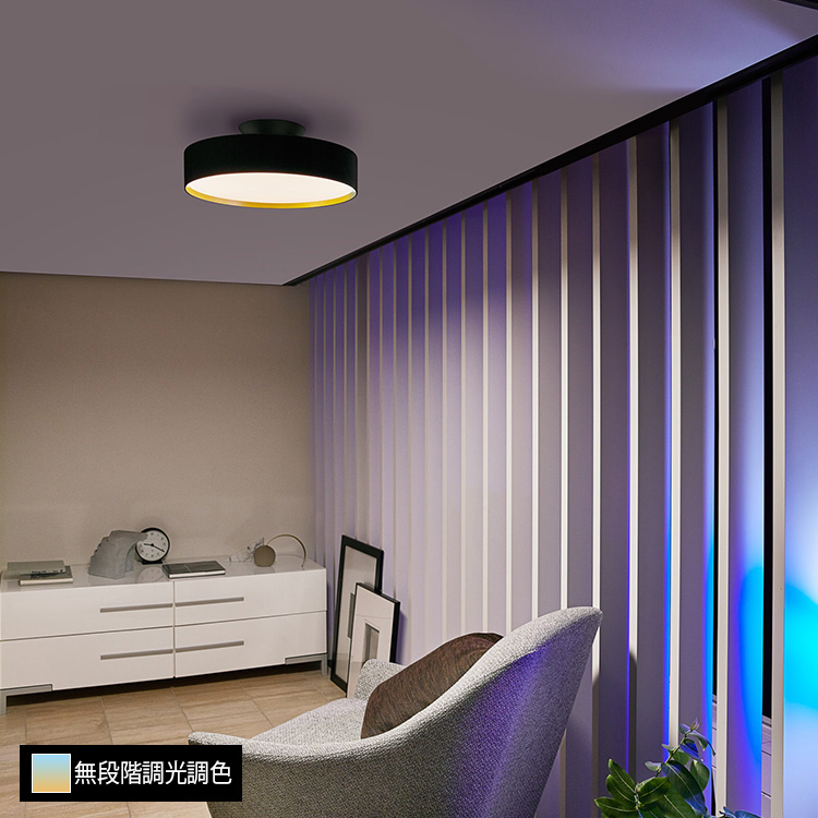 AW-0556 グロー LED シーリングランプ 〜約12畳 無段階調光調色 LED