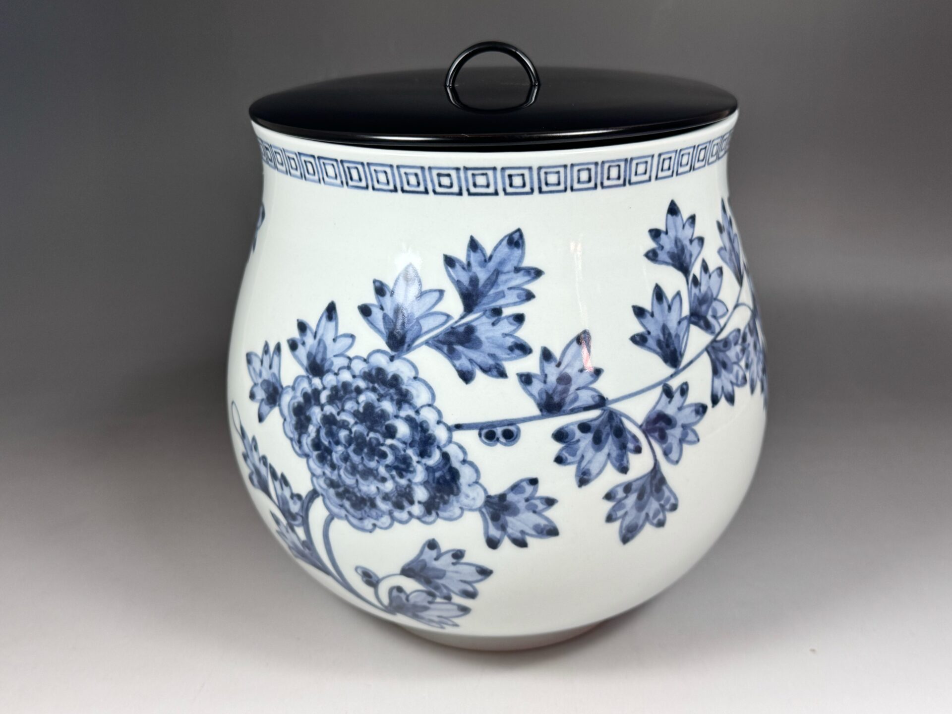 韓国人間文化財 柳海剛(柳根瀅) 高麗青磁 水指 茶道具 共箱 韓国人間