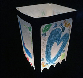 紙灯籠（水に溶ける、溶けないタイプ）