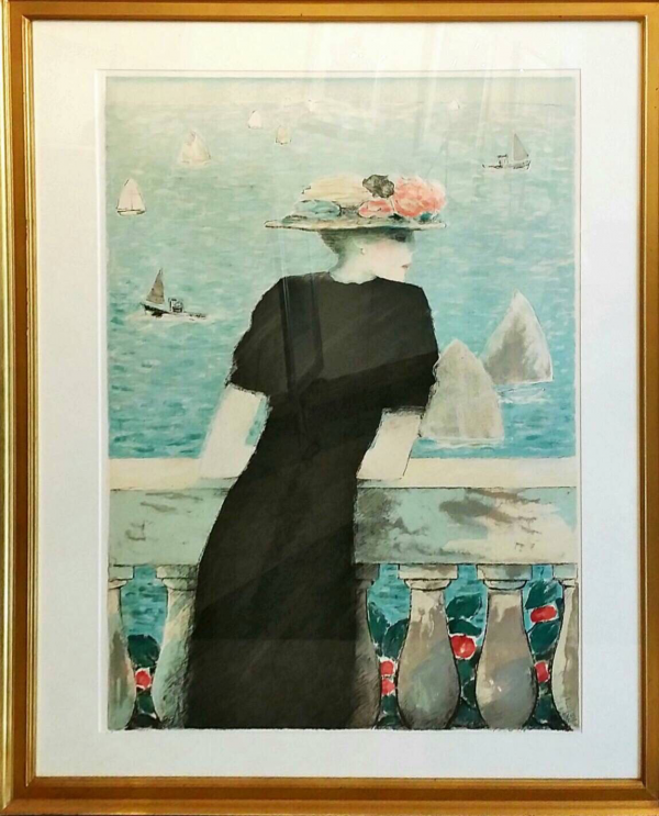 ジャン=ピエール・カシニョール リトグラフ 版画 額装 ジャン