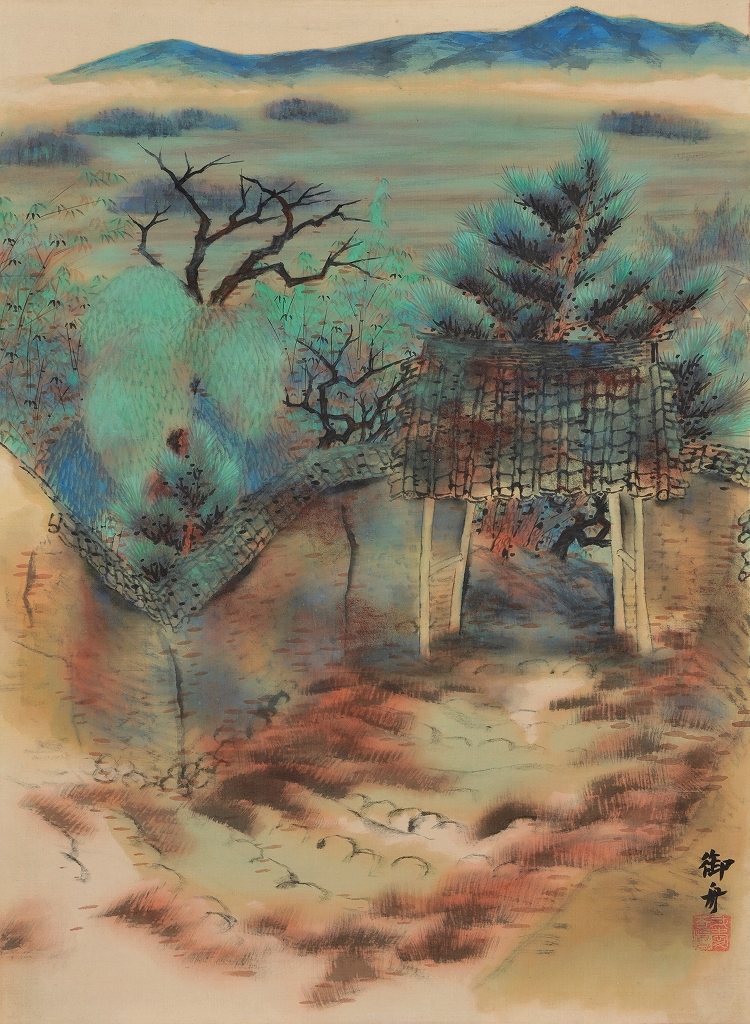 天才画家 速水御舟 作品集大作編便利堂監修 画集NO 7 【 比叡山 】 天才