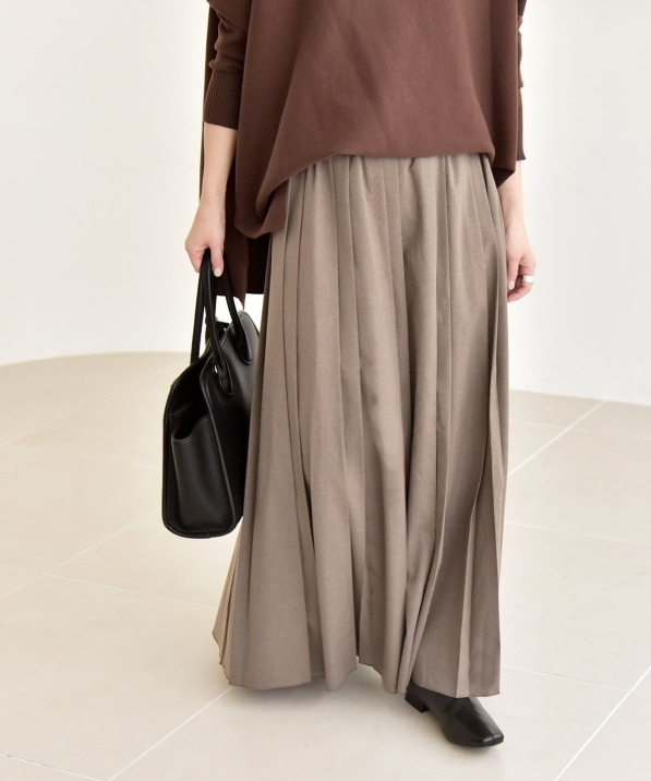 quaranciel: ランダム プリーツ マキシ スカート｜ SHIPS 公式サイト