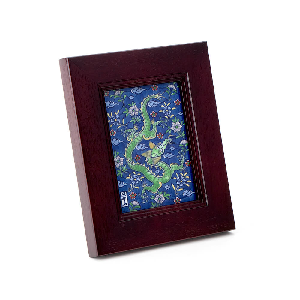 有田焼 源右衛門窯 染錦松竹梅 陶板 額装 陶板画 箱無 【公式通販】