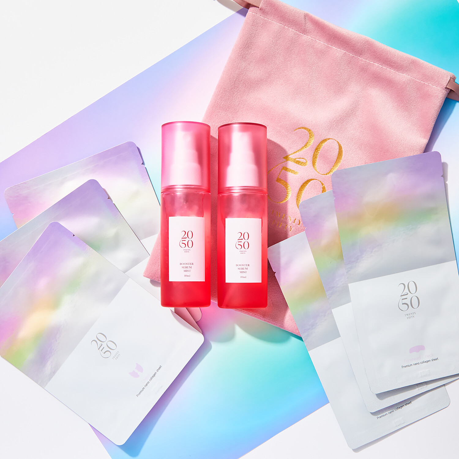2050 ハリツヤ肌へ導く ブースターセラム ミスト2本＆ プレミアム
