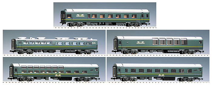 TOMIX 【5両SET】 24系25形特急寝台客車(トワイライトエクスプレス