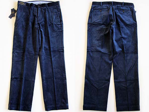 Polo Ralph Lauren 太畝コーデュロイパンツ 濃紺 34/34 90年代 Polo by