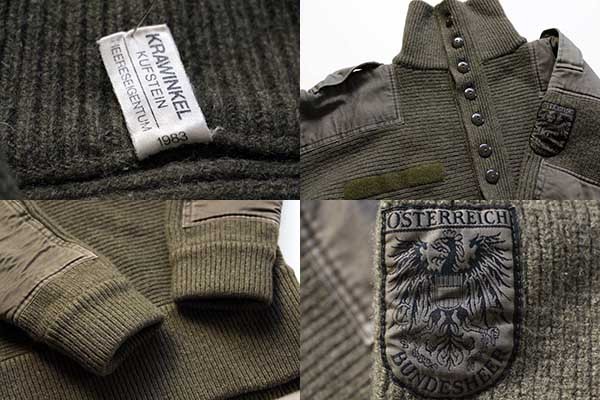 オーストラリア軍セーターschurwolle HEERESEIGENTUM