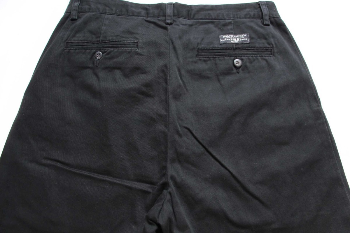00s ポロ ラルフローレン PROSPECT PANT ツータック コットン チノパン