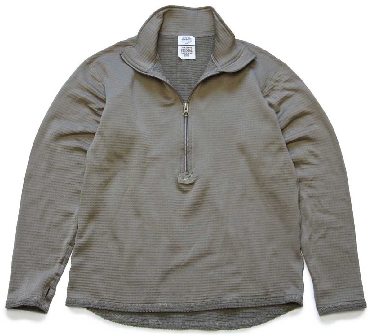 18 米軍 ECWCS GEN3 LEVEL2 グリッドフリースシャツ コヨーテブラウン