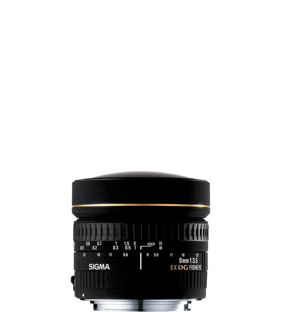 SIGMA 8mm F3.5 EX DG FISHEYE 魚眼 (Nikon用) SIGMA 単焦点魚眼レンズ 8mm