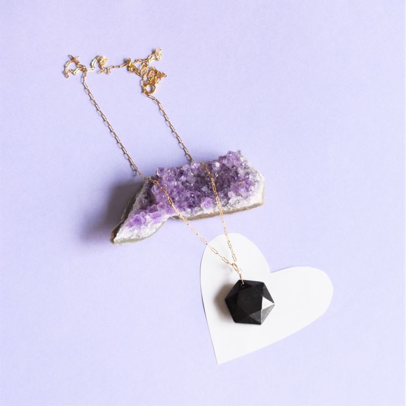 限定数・治癒石】希少石 シュンガイト 六芒星 サージカルステンレス