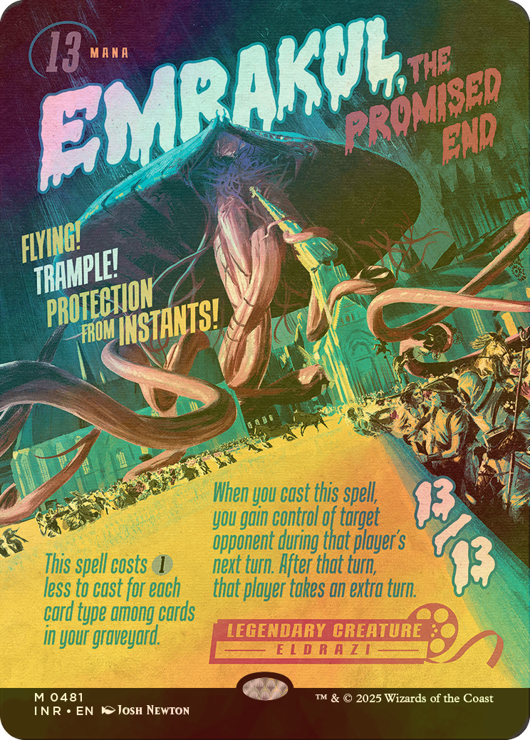 MTG 約束された終末、エムラクール/ボーダーレスFOIL 英語1枚 INR MTG