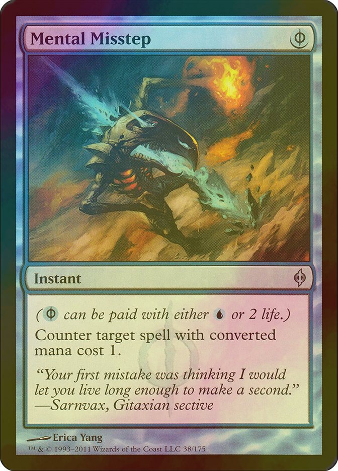 mtg Foil 精神的つまづき⁄Mental Misstep》[NPH 日本語 Mental Misstep