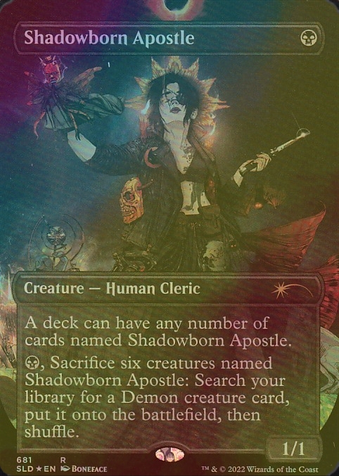 secret lair 影生まれの使徒 foil